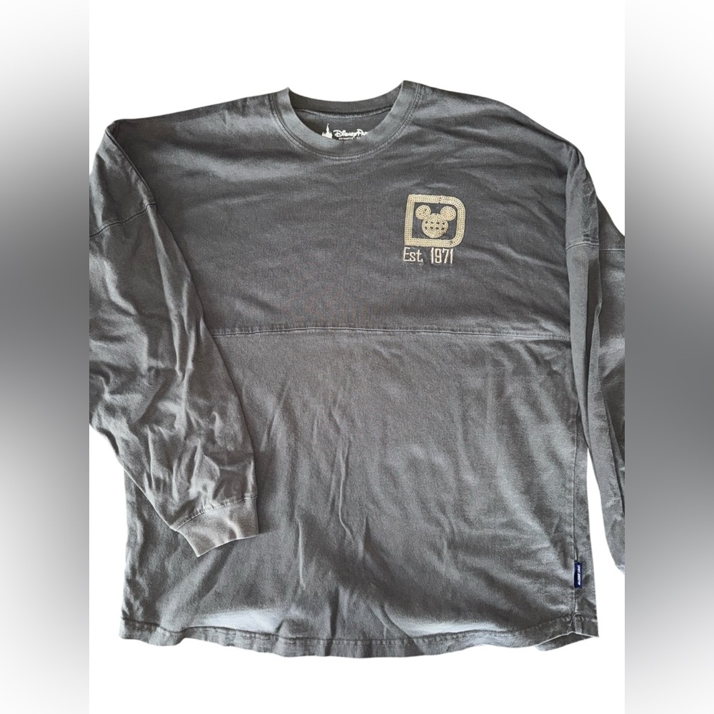 Disney Gray Long Sleeve Shirt